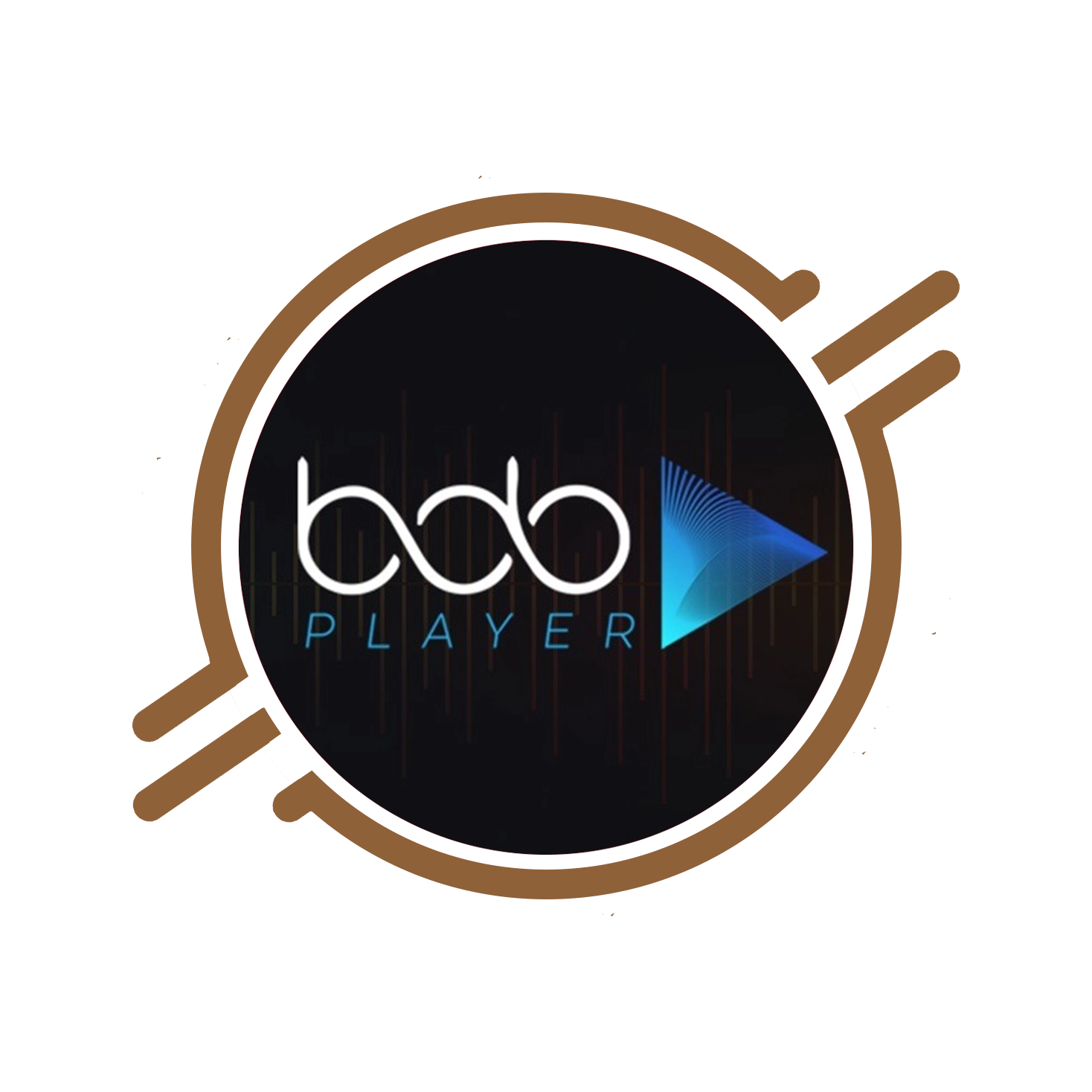 BOB Player IPTV interface showing organized live TV and video on demand on a smart screen