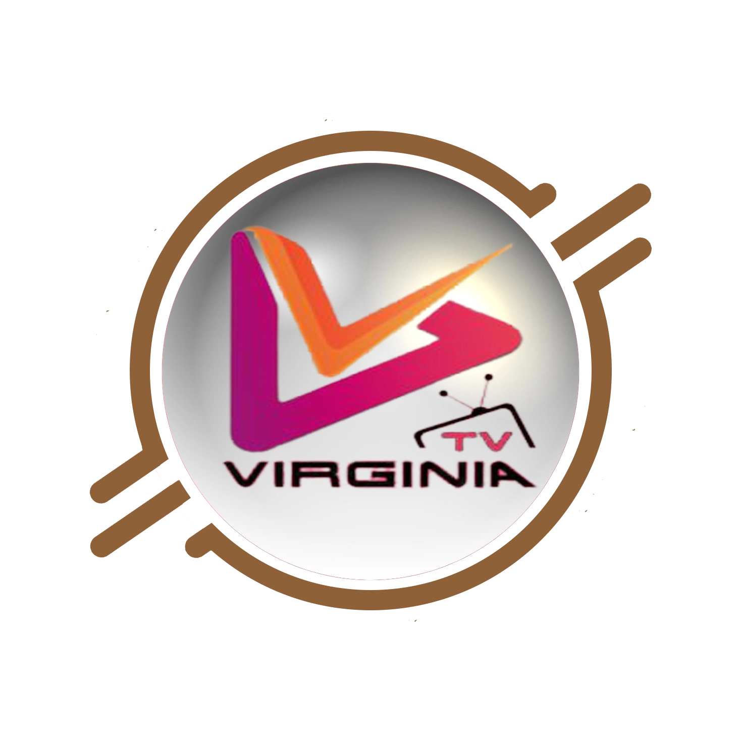 Virginia Player IPTV interface showing live TV and VOD content on a smart device