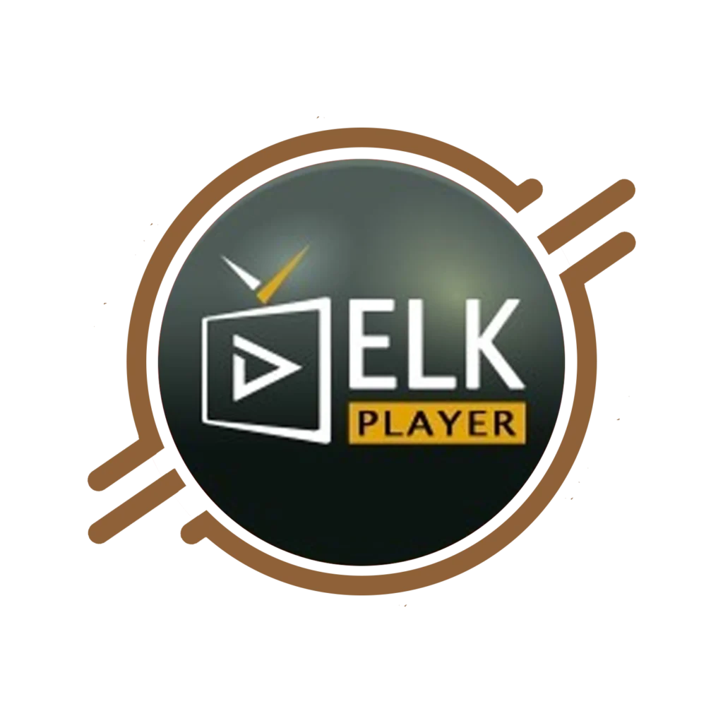 ELK Player IPTV application displaying live TV channels and video on demand on a smart device