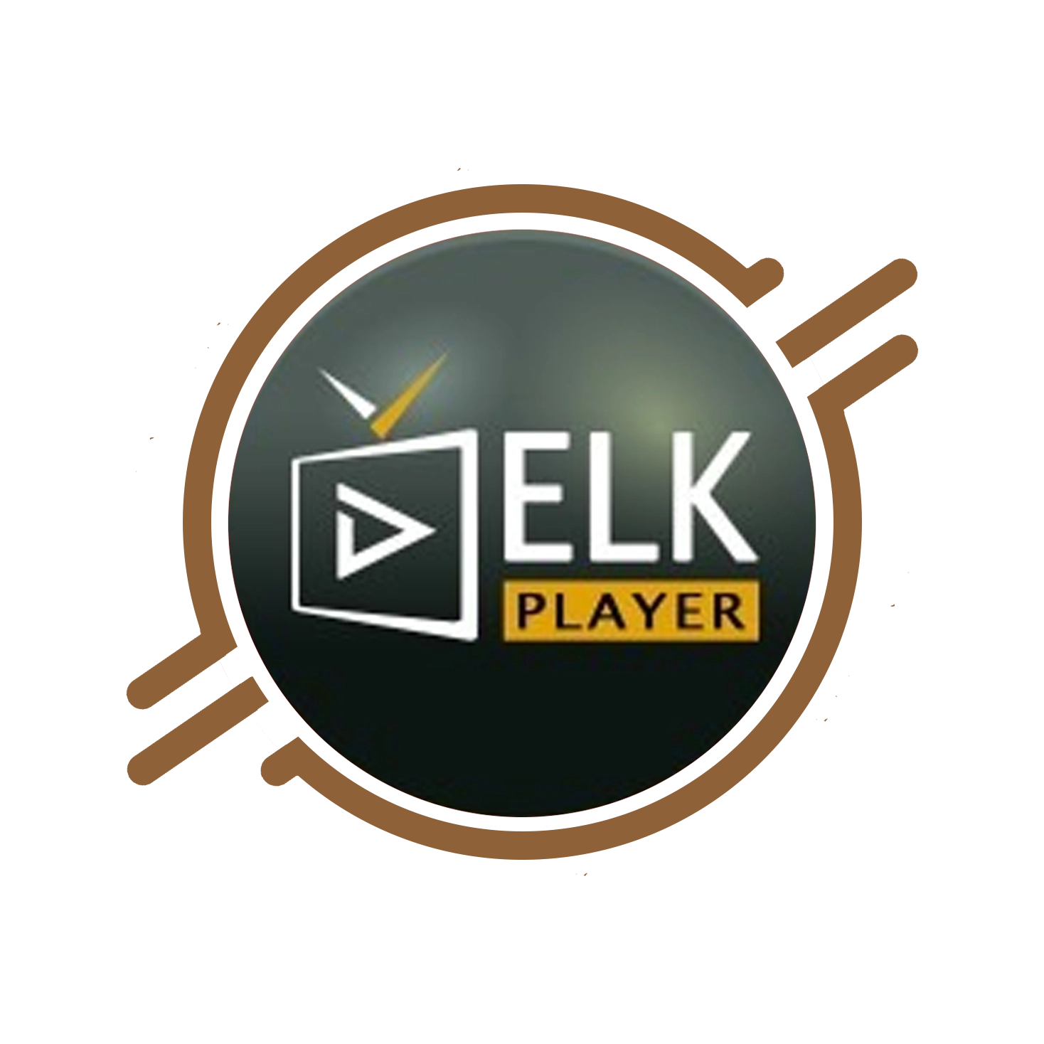 ELK Player IPTV application displaying live TV channels and video on demand on a smart device