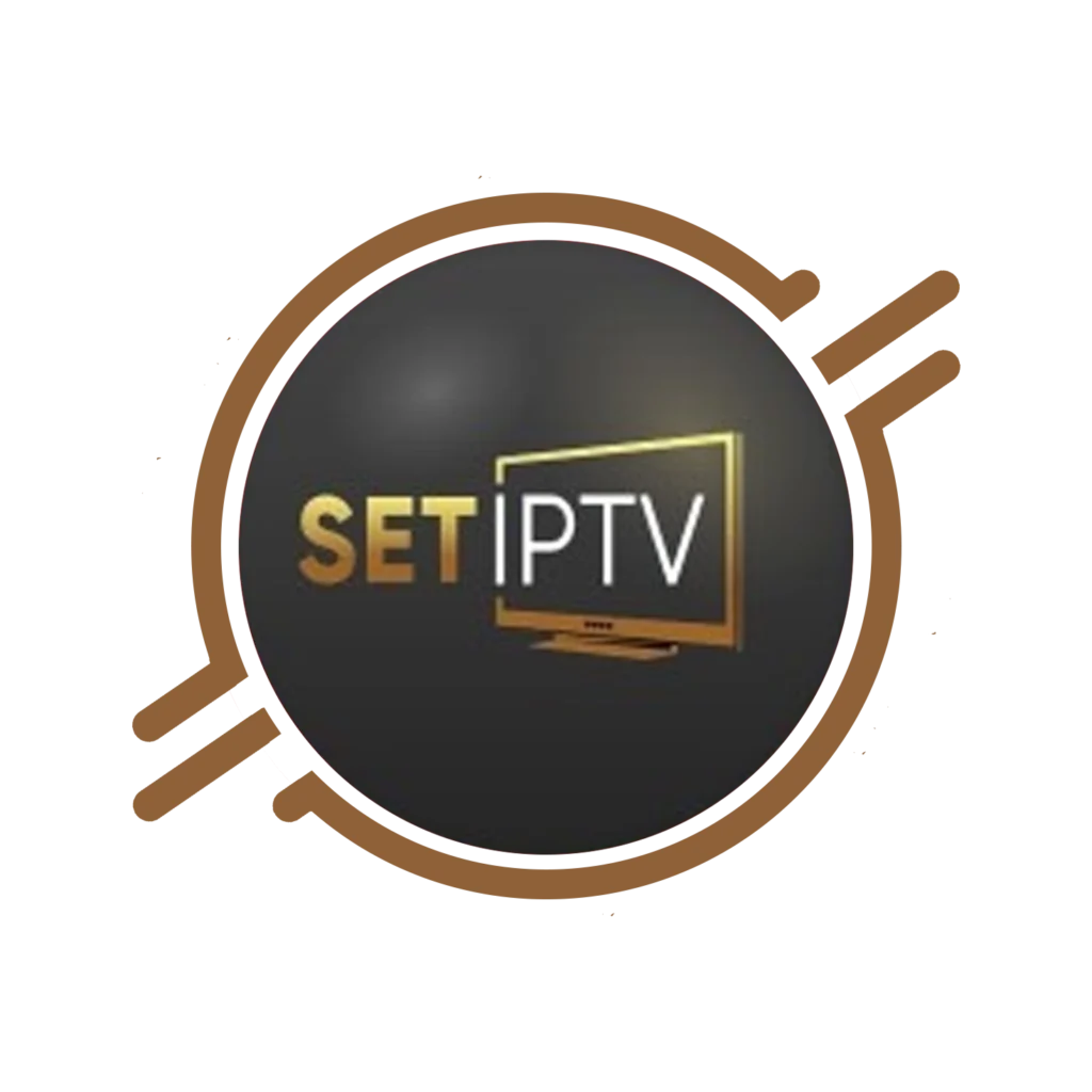 Set IPTV application displaying live TV channels and video on demand on a smart TV screen