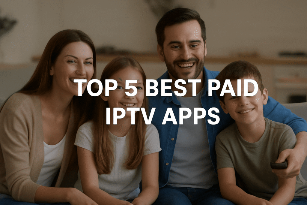 Top 5 paid IPTV apps for smooth and reliable streaming in 2025