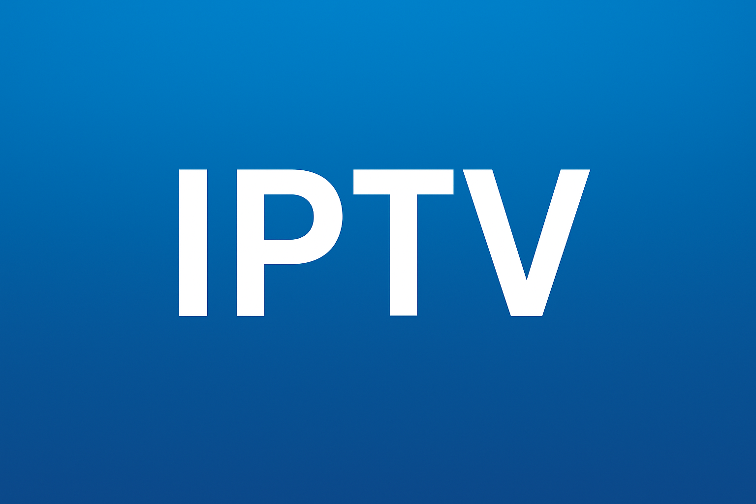 Illustration of IPTV streaming on Smart TV and mobile devices